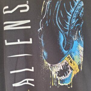 Brain Dead x Aliens Target Practice T-Shirt XL White Xenomorph Dark Horse Comic